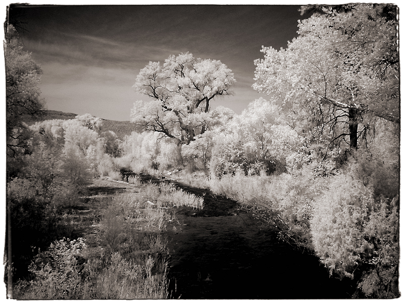 White River View Infrared near Fort Apache, AZ � Dave Hickey
